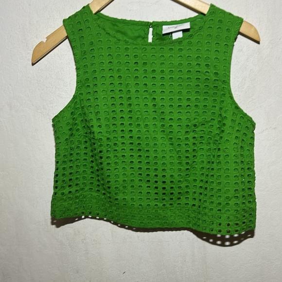 Kate Spade x Target Eyelet Shell Tank Top Green Size XS NWOT - Picture 5 of 9
